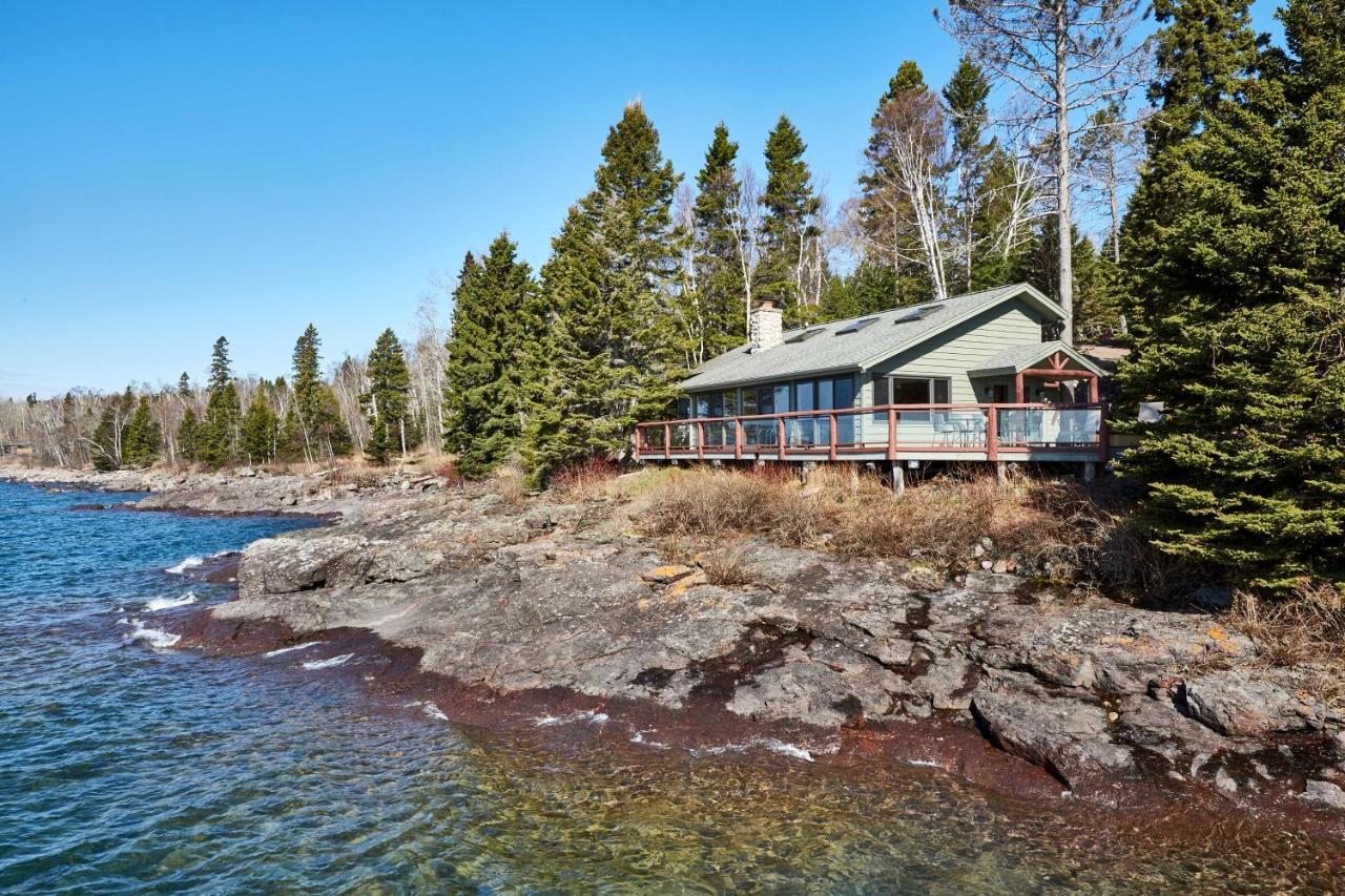 Schroeder Reflections Cabin On Lake Superior - Near Lutsen מראה חיצוני תמונה
